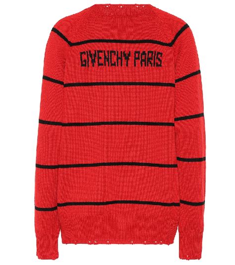 givenchy red stripe jeans|givenchy denim sweaters.